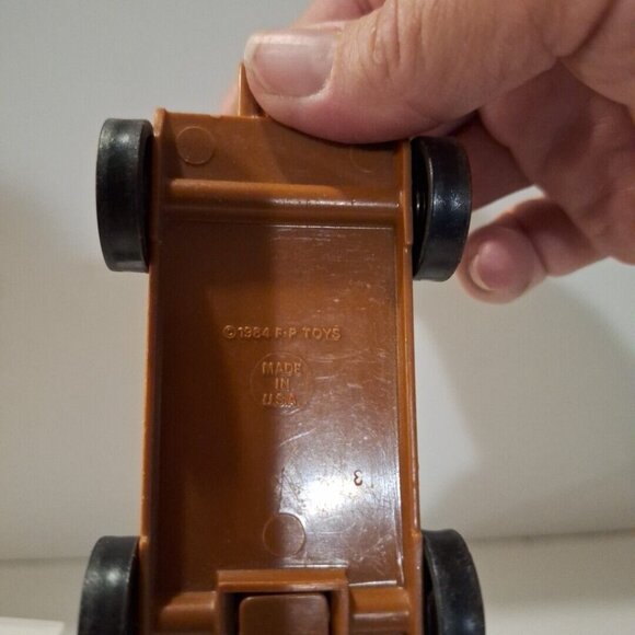 Vtg 1984 Fisher Price Zoo Tram Pieces & Brown Mountain Goat For #916 Train Cart - Picture 8 of 11